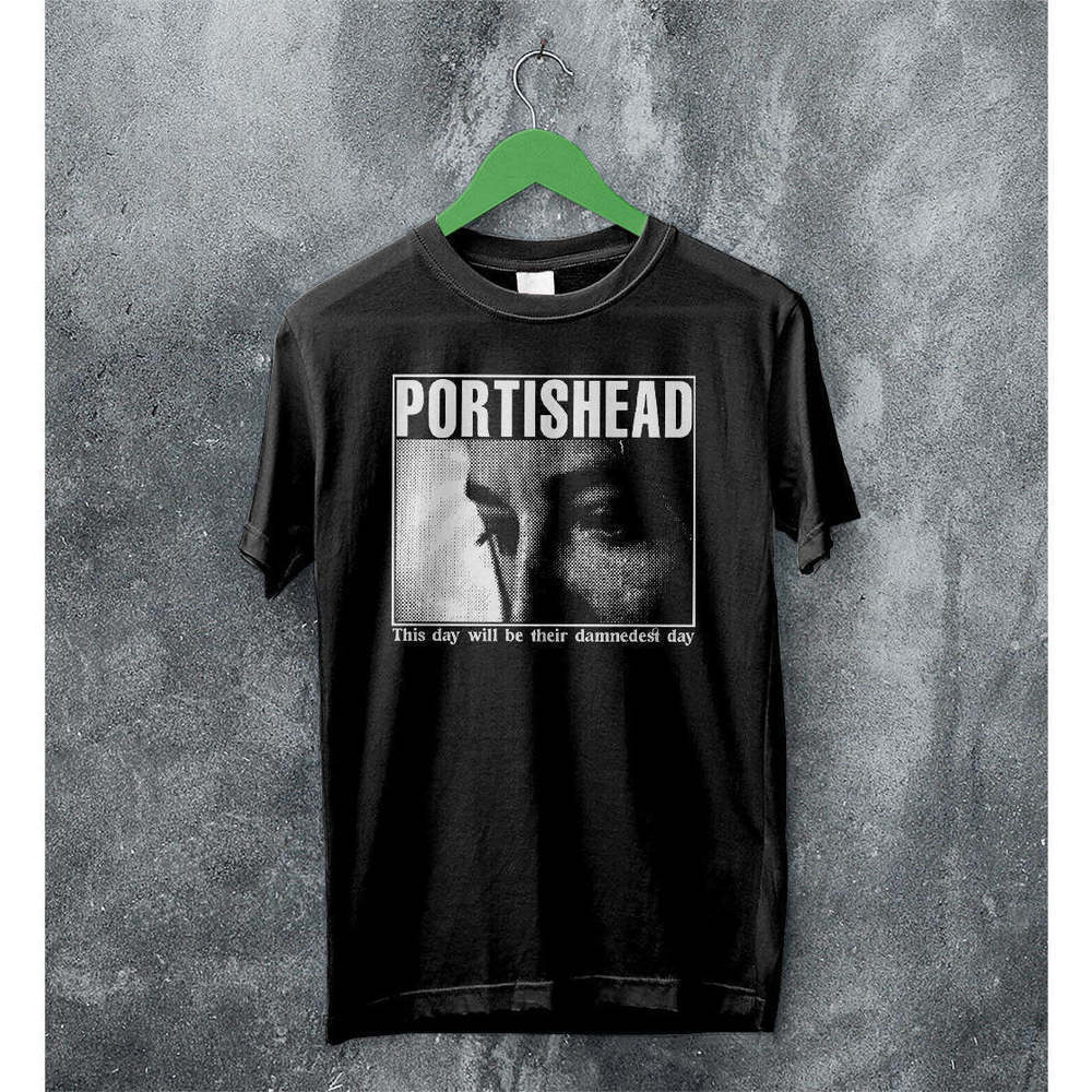 Portishead 1997 Tour Trip Hop Album Music Graphic Fan Art T-Shirt